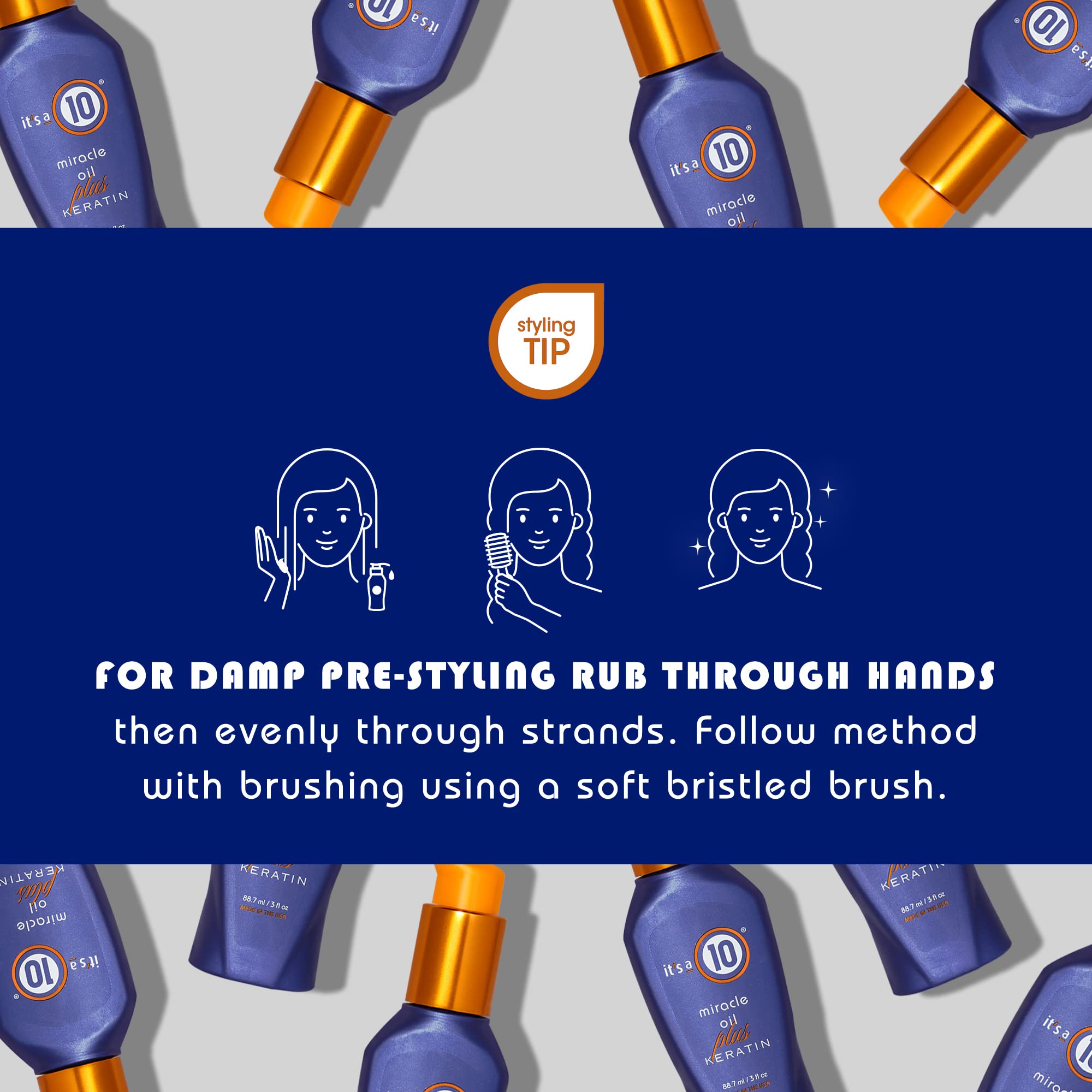 it's a 10 Miracle Oil plus Keratin 3 oz (Pack of 2)